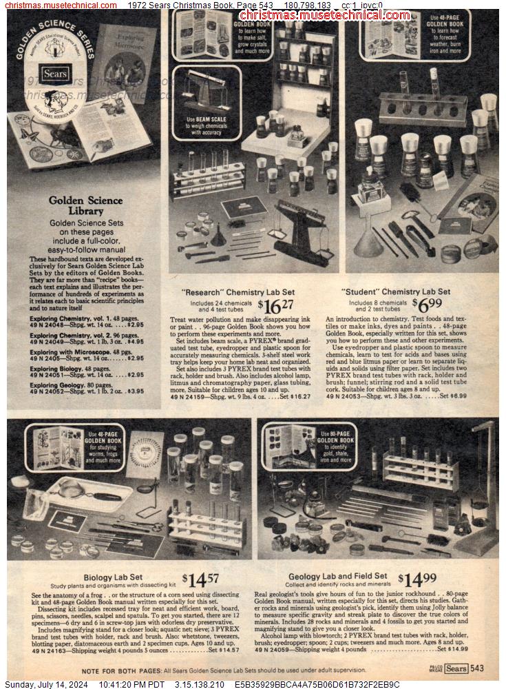 1972 Sears Christmas Book, Page 543
