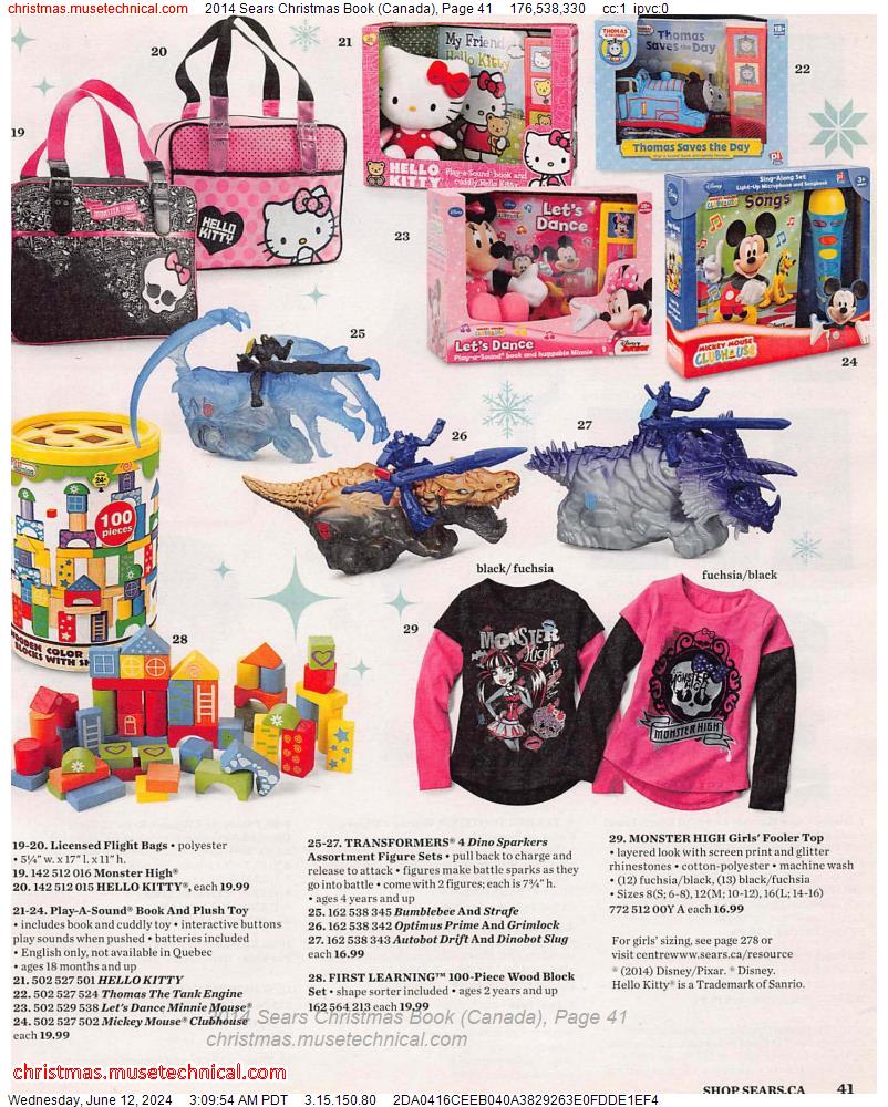 2014 Sears Christmas Book (Canada), Page 41