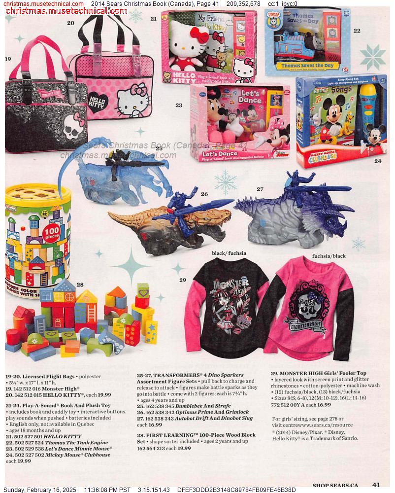 2014 Sears Christmas Book (Canada), Page 41