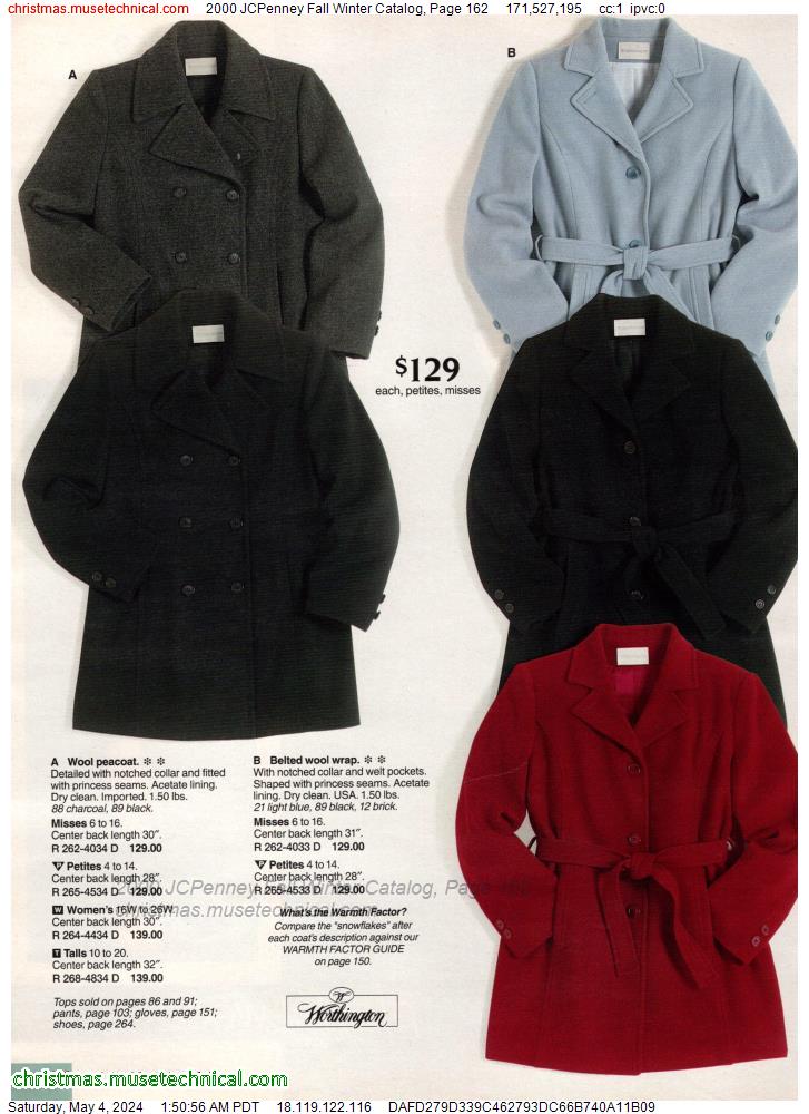 2000 JCPenney Fall Winter Catalog, Page 162