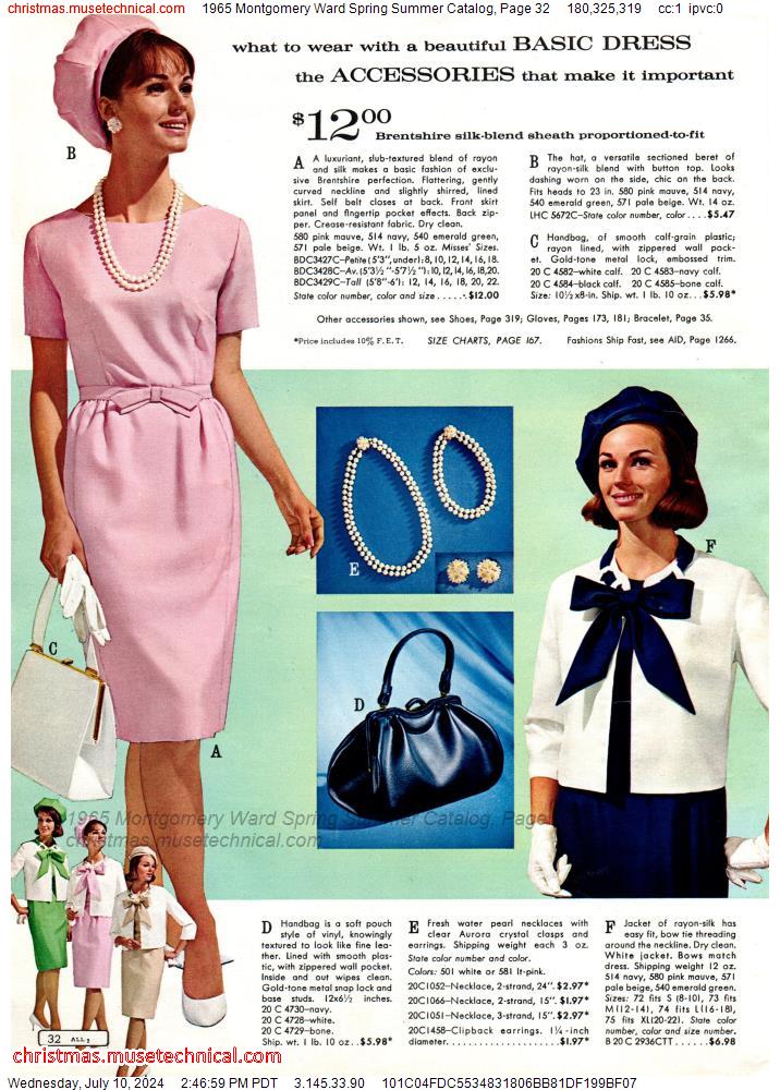 1965 Montgomery Ward Spring Summer Catalog, Page 32