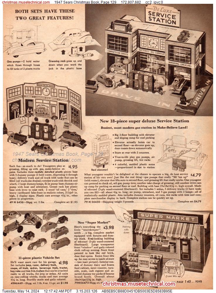 1947 Sears Christmas Book, Page 129