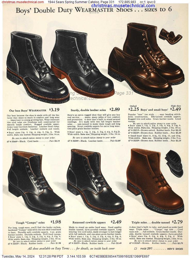 1944 Sears Spring Summer Catalog, Page 331