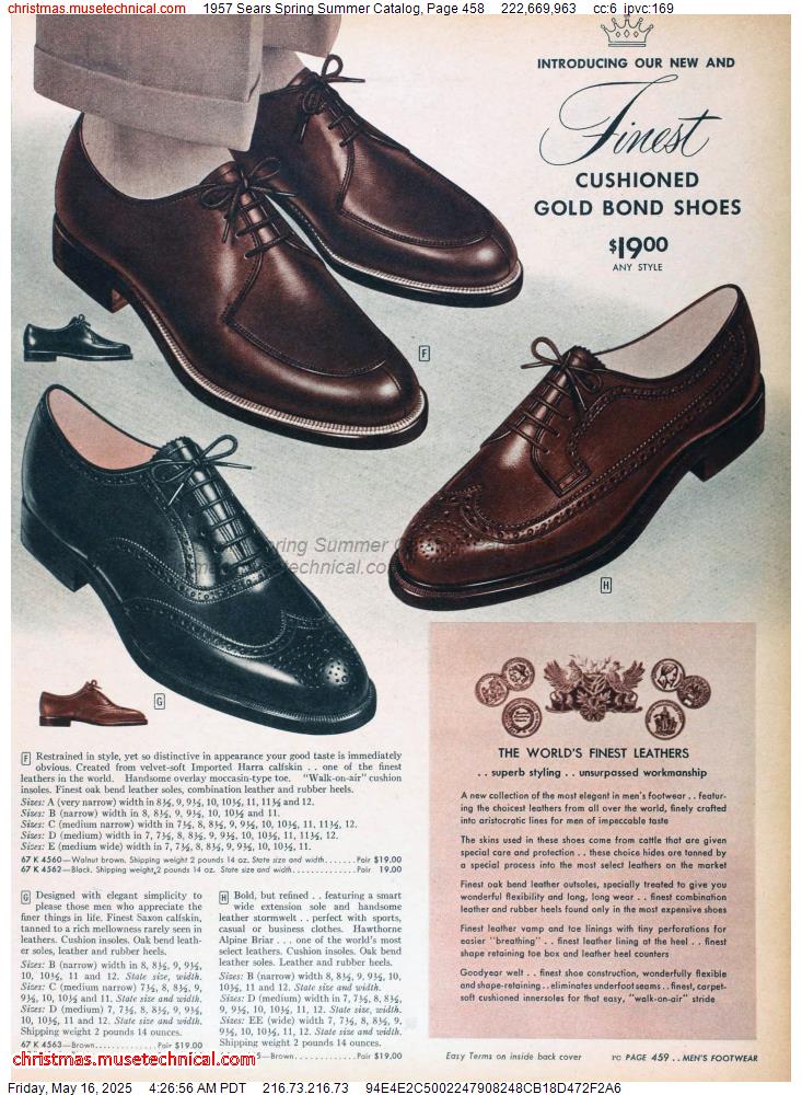 1957 Sears Spring Summer Catalog, Page 458