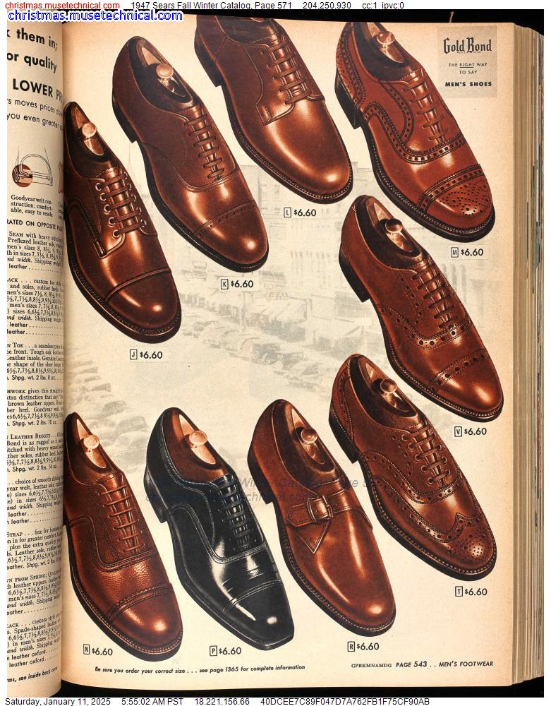 1947 Sears Fall Winter Catalog, Page 571