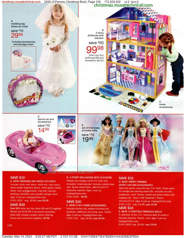 2008 JCPenney Christmas Book, Page 128