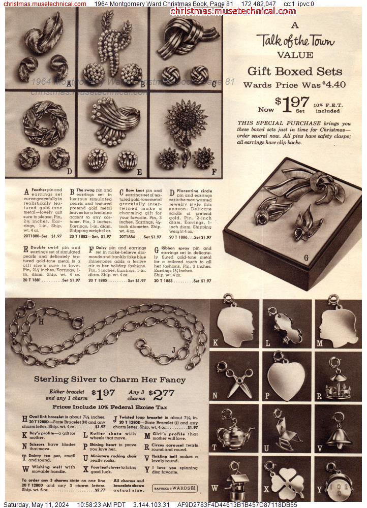 1964 Montgomery Ward Christmas Book, Page 81