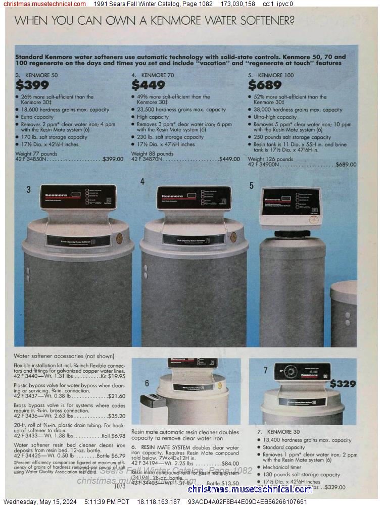 1991 Sears Fall Winter Catalog, Page 1082