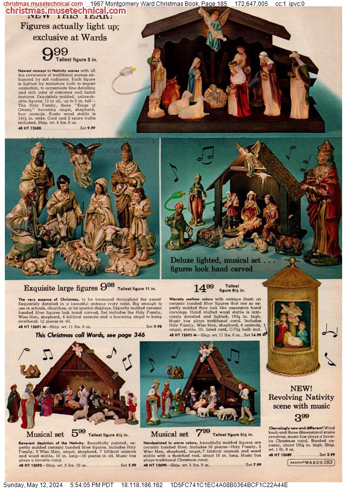 1967 Montgomery Ward Christmas Book, Page 185