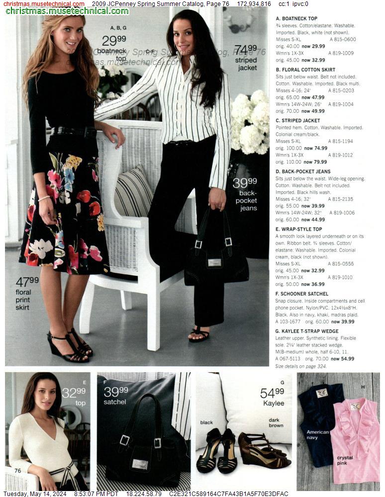 2009 JCPenney Spring Summer Catalog, Page 76