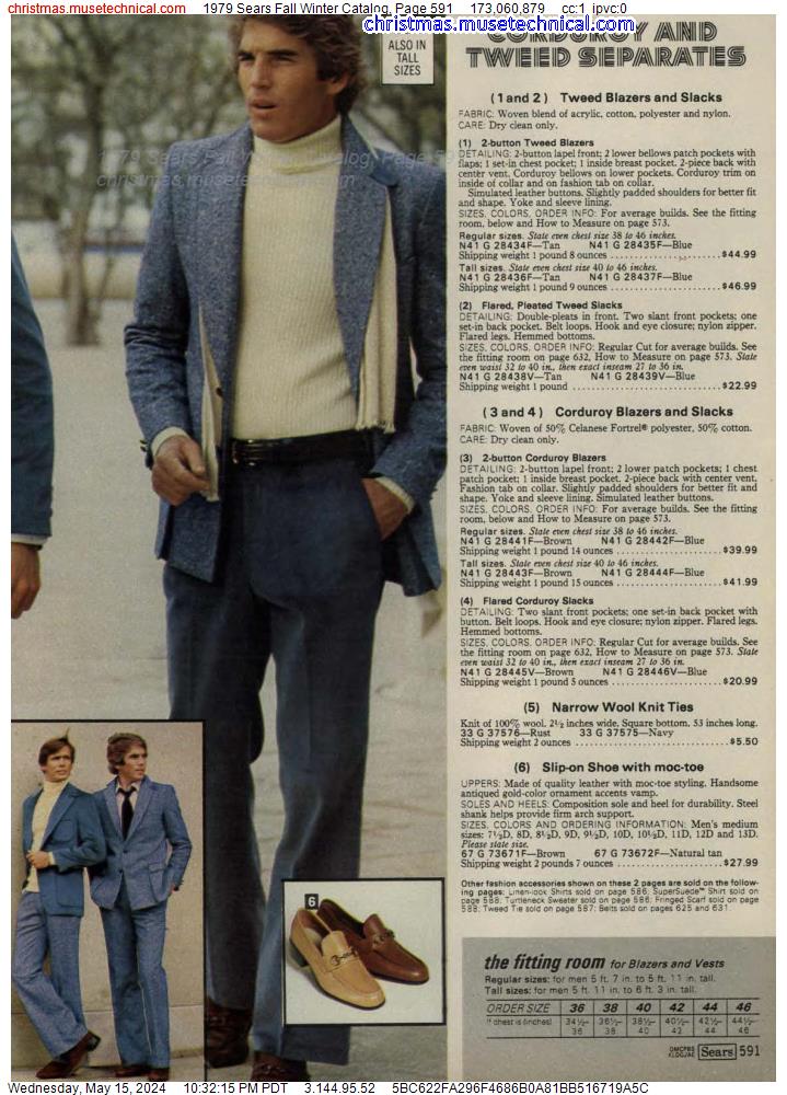 1979 Sears Fall Winter Catalog, Page 591