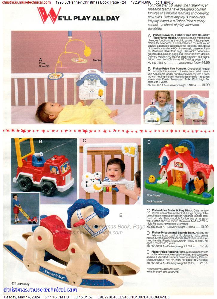 1990 JCPenney Christmas Book, Page 424