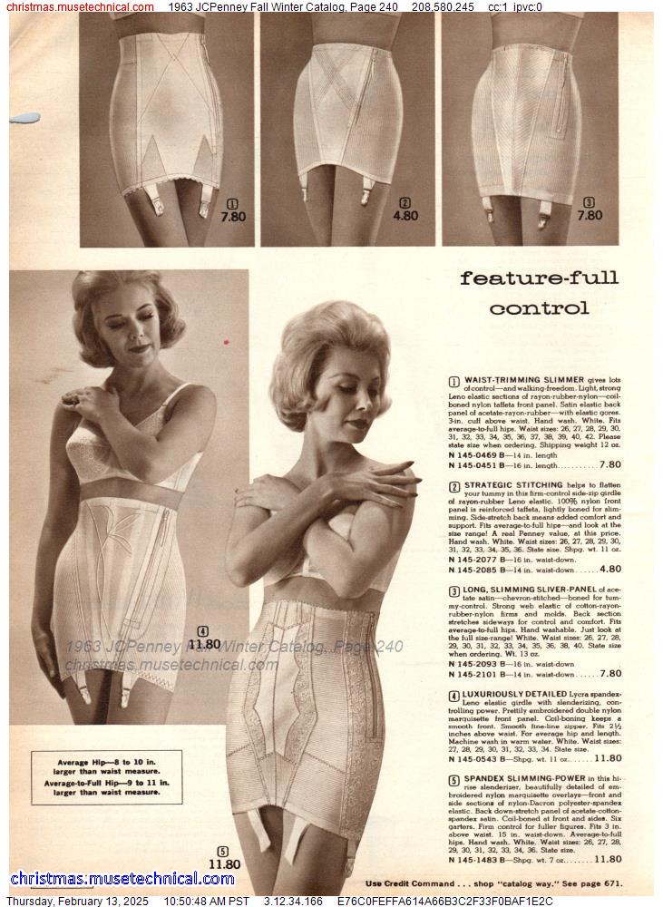 1963 JCPenney Fall Winter Catalog, Page 240