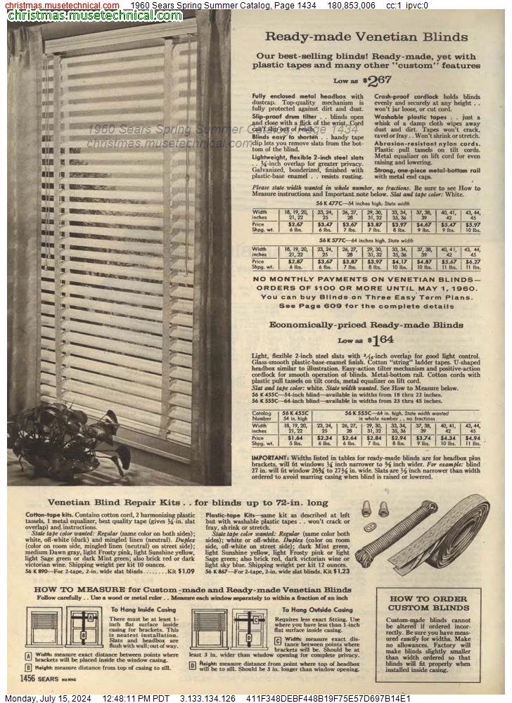 1960 Sears Spring Summer Catalog, Page 1434