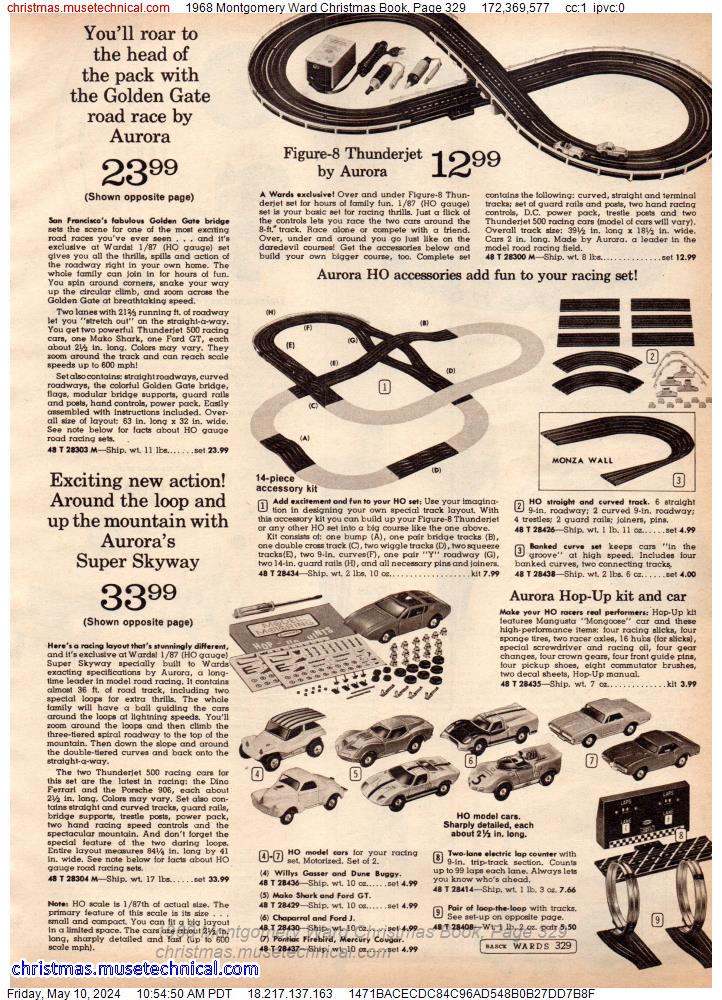 1968 Montgomery Ward Christmas Book, Page 329