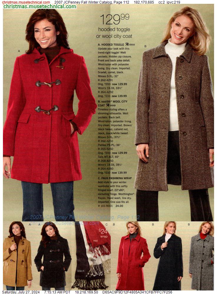 2007 JCPenney Fall Winter Catalog, Page 112