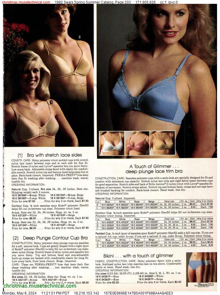 1982 Sears Spring Summer Catalog, Page 203
