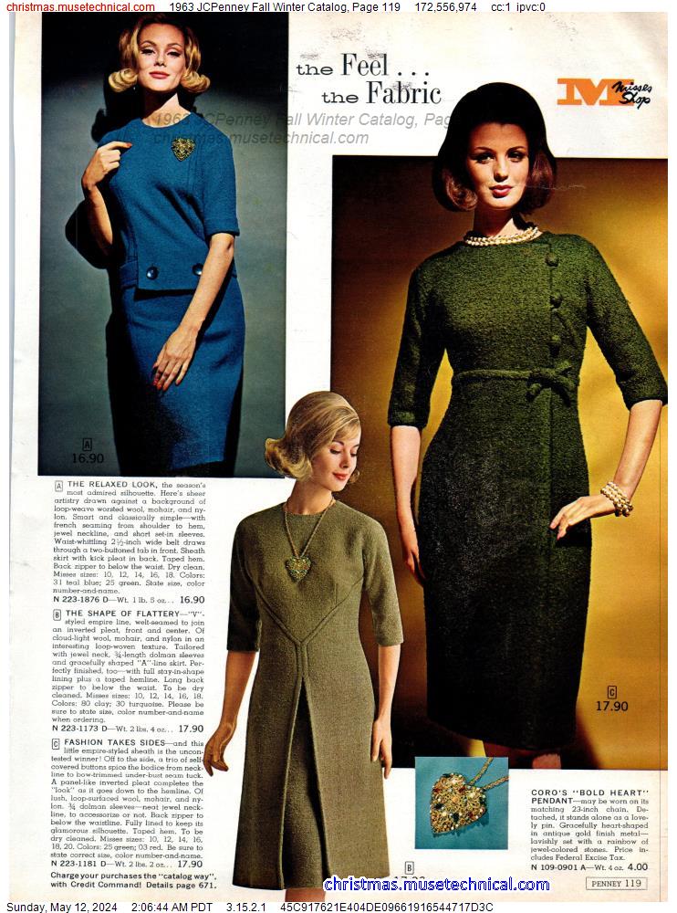 1963 JCPenney Fall Winter Catalog, Page 119