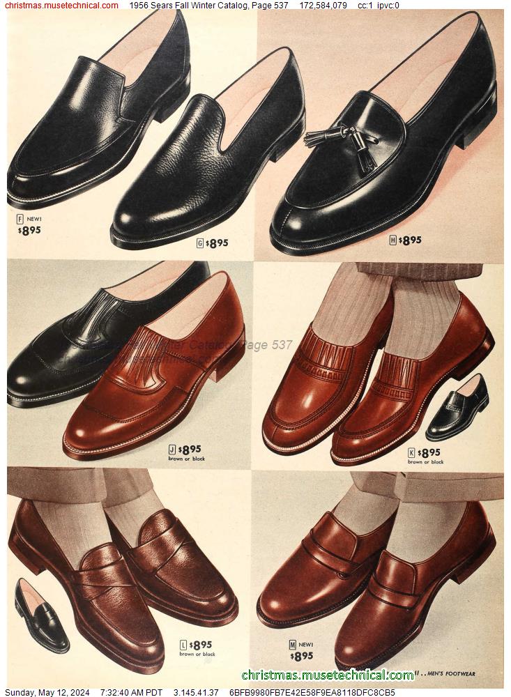 1956 Sears Fall Winter Catalog, Page 537