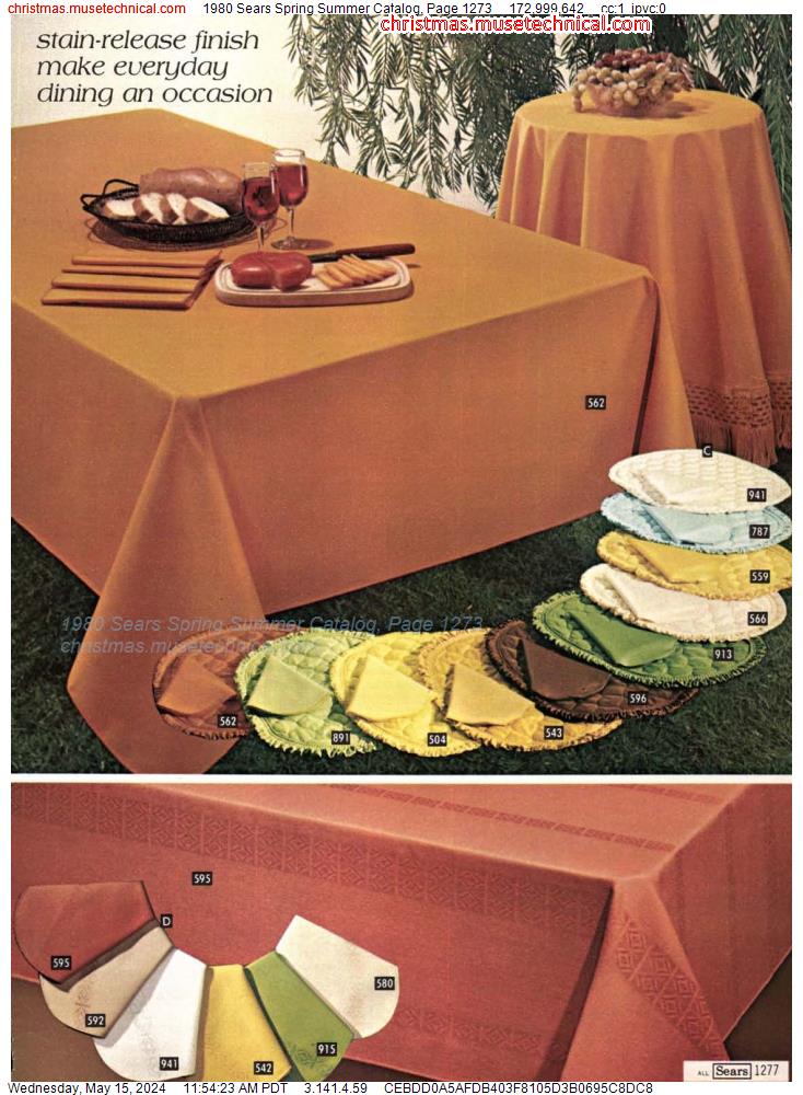 1980 Sears Spring Summer Catalog, Page 1273