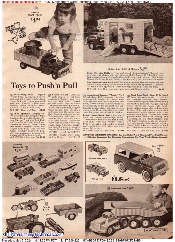 1962 Montgomery Ward Christmas Book, Page 341