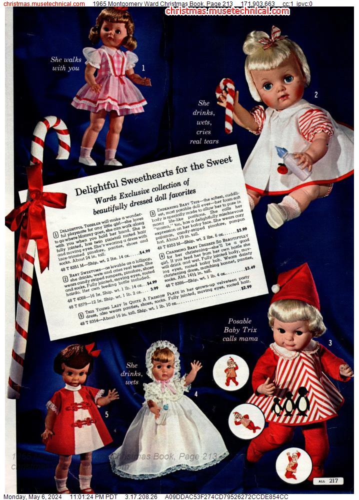 1965 Montgomery Ward Christmas Book, Page 213
