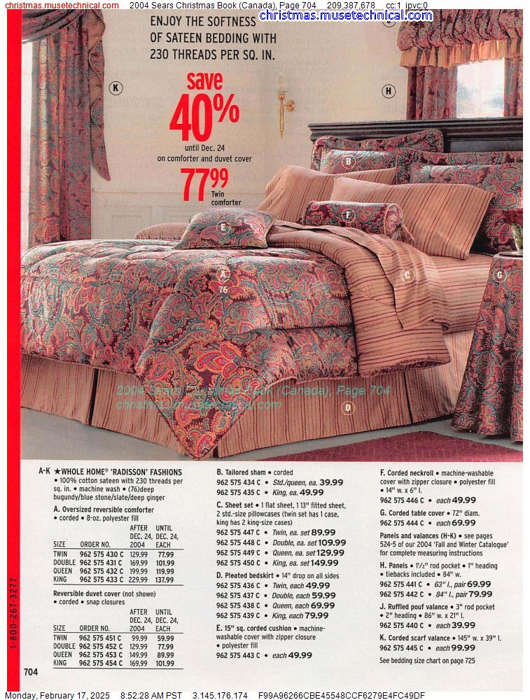 2004 Sears Christmas Book (Canada), Page 704