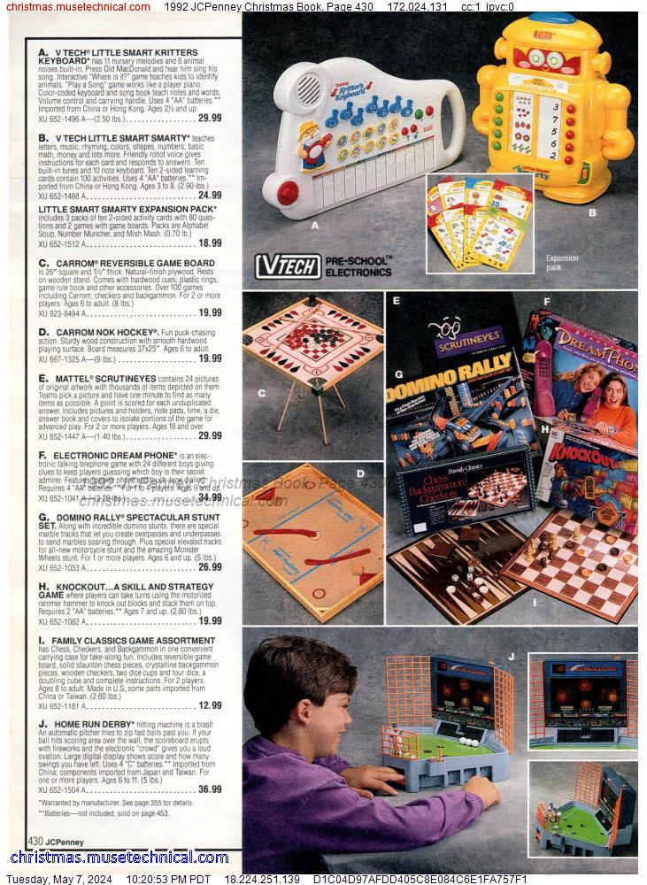 1992 JCPenney Christmas Book, Page 430