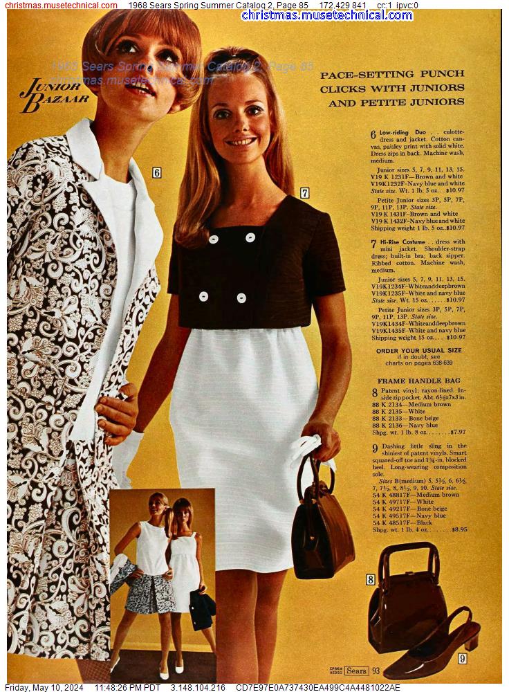 1968 Sears Spring Summer Catalog 2, Page 85