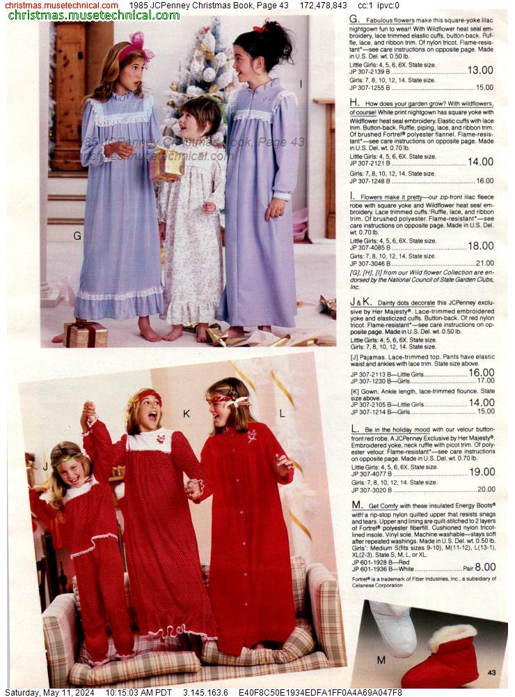 1985 JCPenney Christmas Book, Page 43