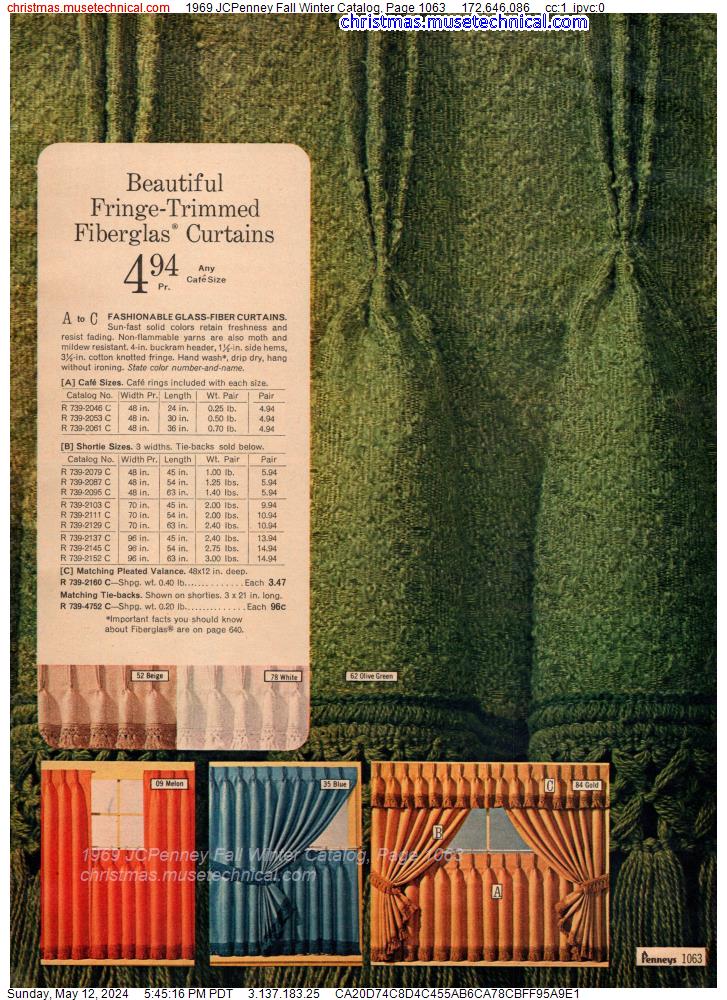 1969 JCPenney Fall Winter Catalog, Page 1063