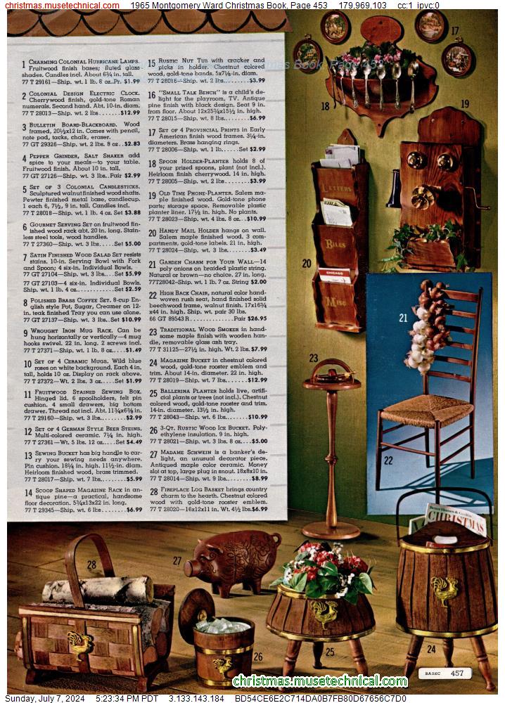 1965 Montgomery Ward Christmas Book, Page 453