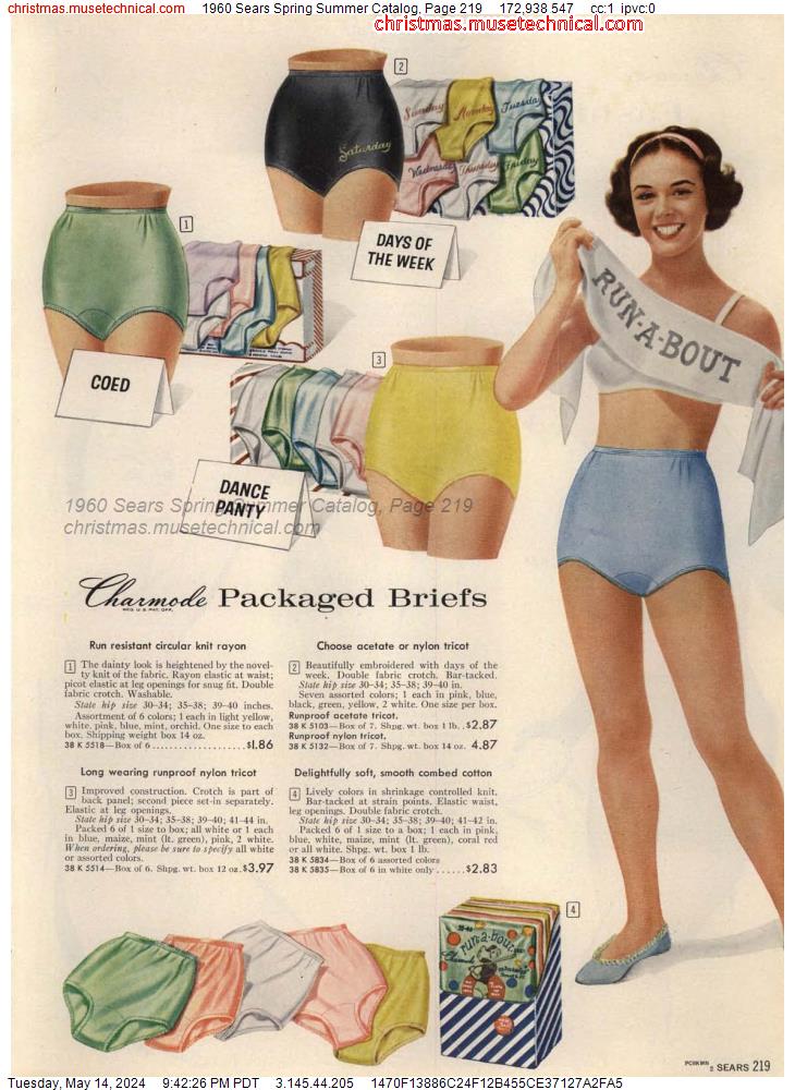 1960 Sears Spring Summer Catalog, Page 219
