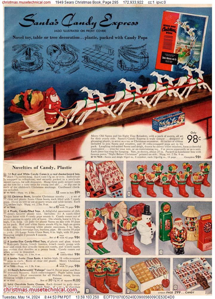 1949 Sears Christmas Book, Page 295