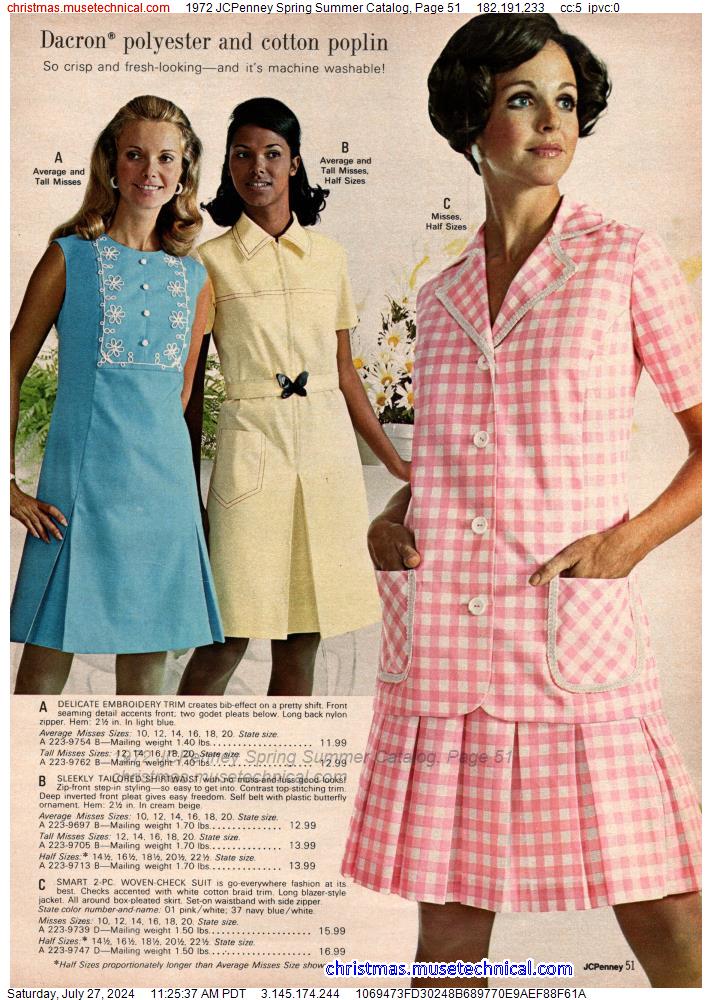 1972 JCPenney Spring Summer Catalog, Page 51