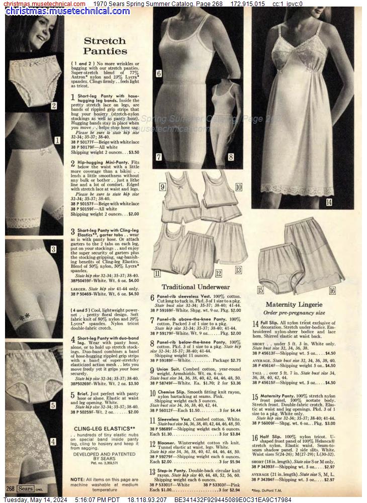 1970 Sears Spring Summer Catalog, Page 268
