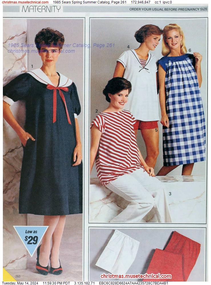 1985 Sears Spring Summer Catalog, Page 261