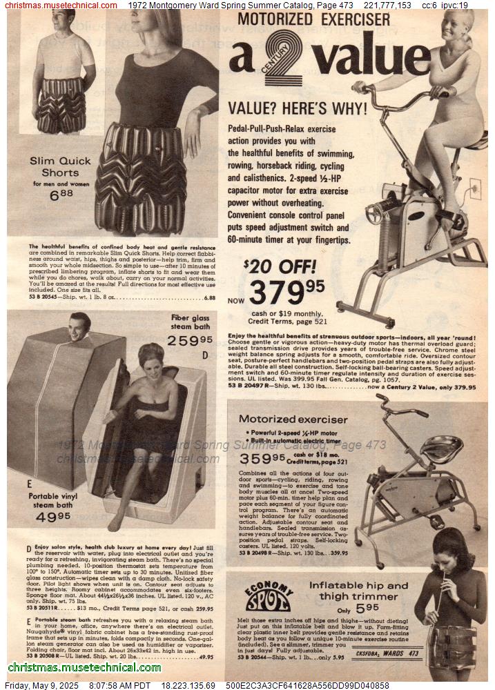 1972 Montgomery Ward Spring Summer Catalog, Page 473