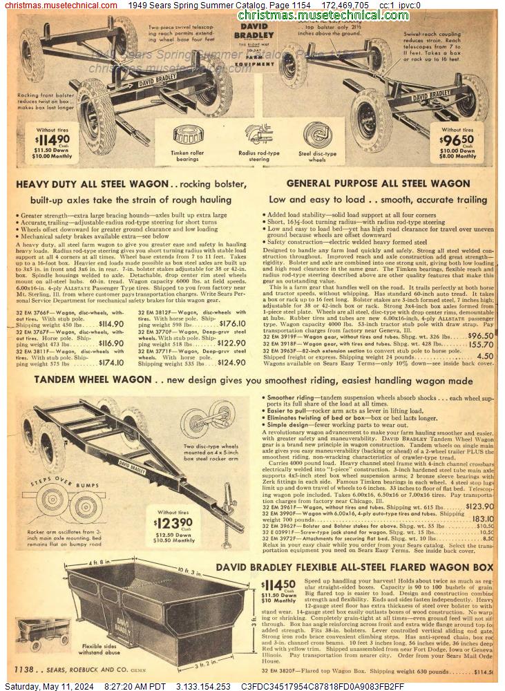 1949 Sears Spring Summer Catalog, Page 1154