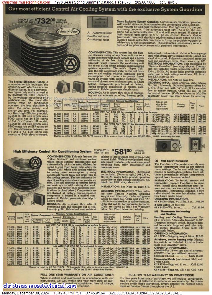 1976 Sears Spring Summer Catalog, Page 876