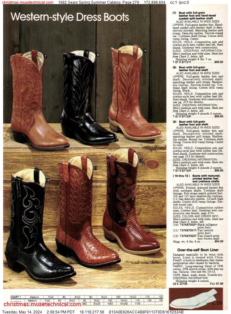 1982 Sears Spring Summer Catalog, Page 279