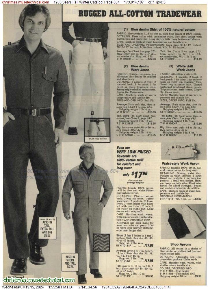 1980 Sears Fall Winter Catalog, Page 684