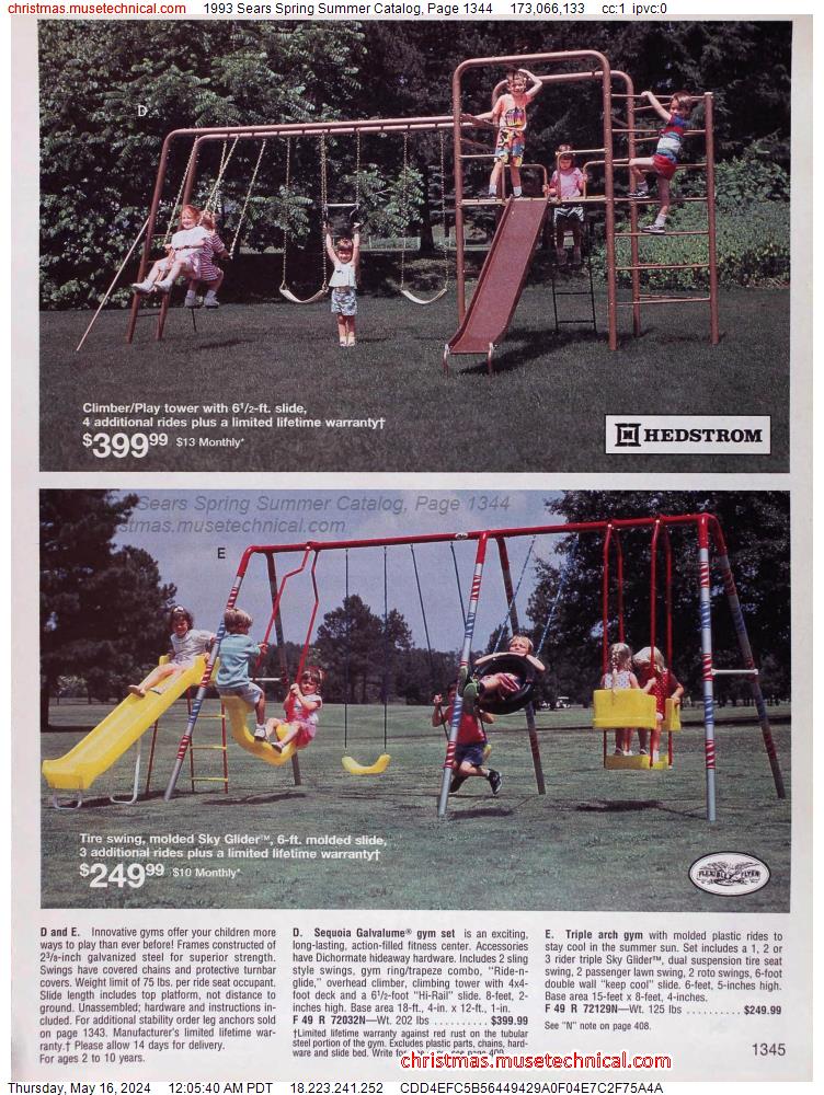 1993 Sears Spring Summer Catalog, Page 1344