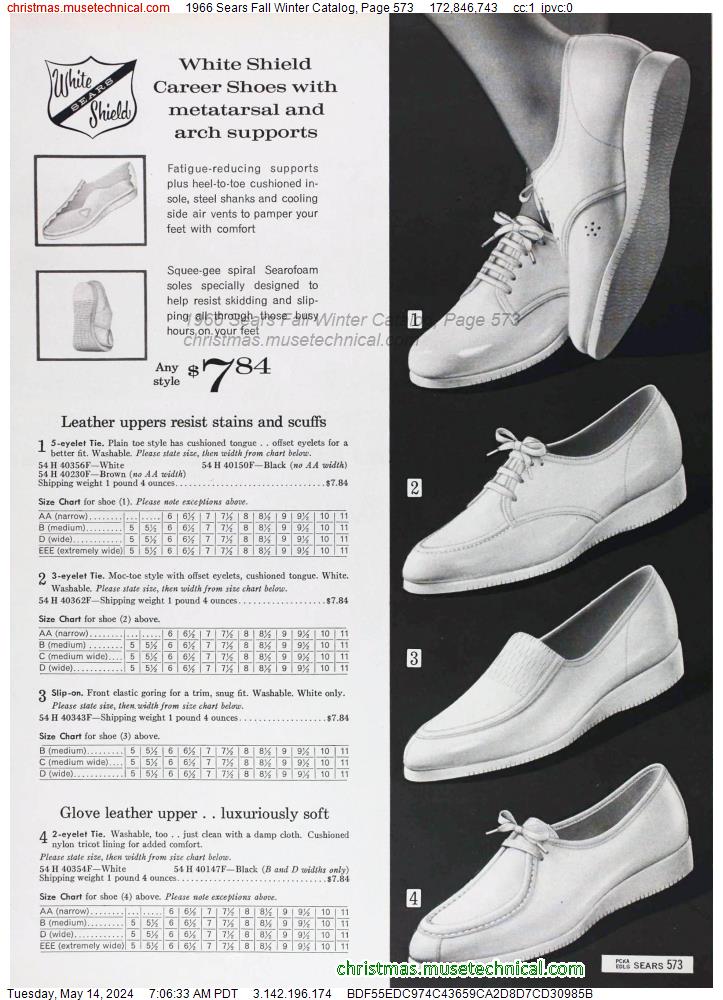 1966 Sears Fall Winter Catalog, Page 573
