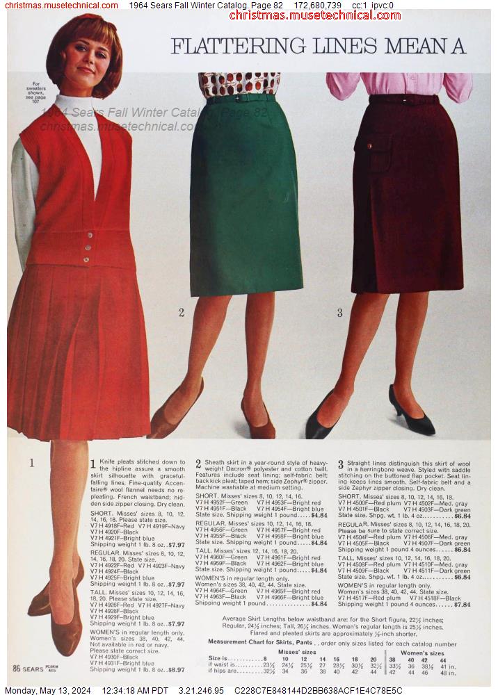 1964 Sears Fall Winter Catalog, Page 82