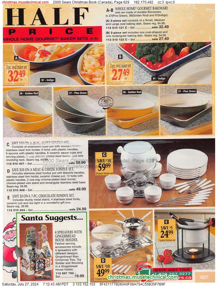 2000 Sears Christmas Book (Canada), Page 629