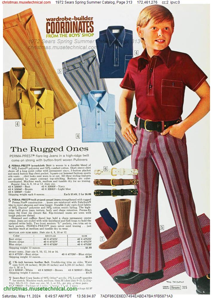1972 Sears Spring Summer Catalog, Page 313