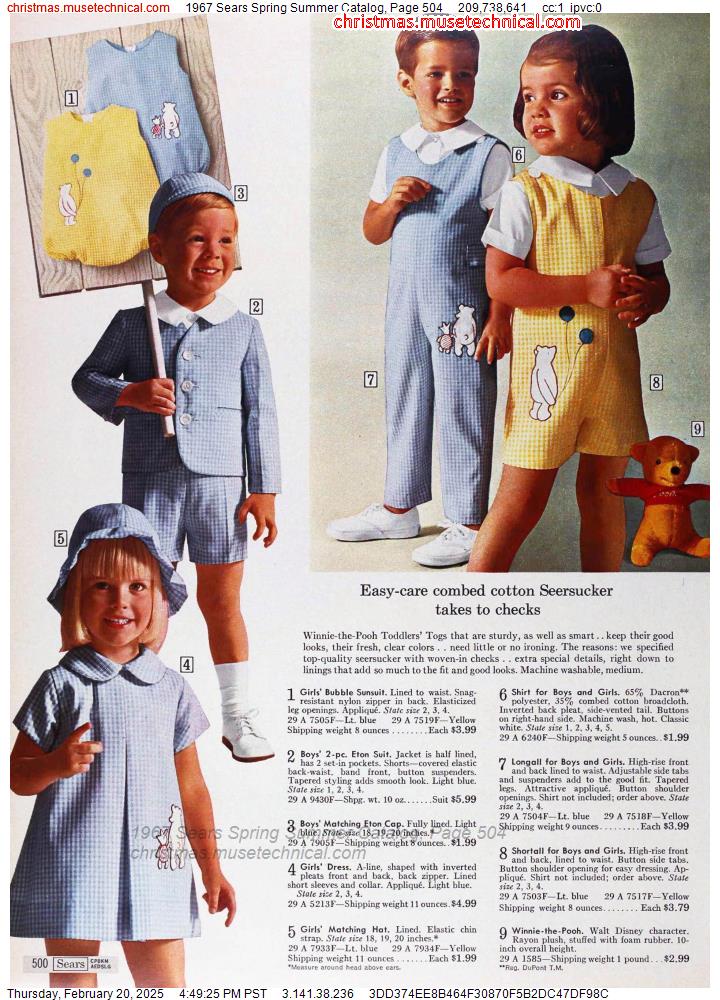 1967 Sears Spring Summer Catalog, Page 504