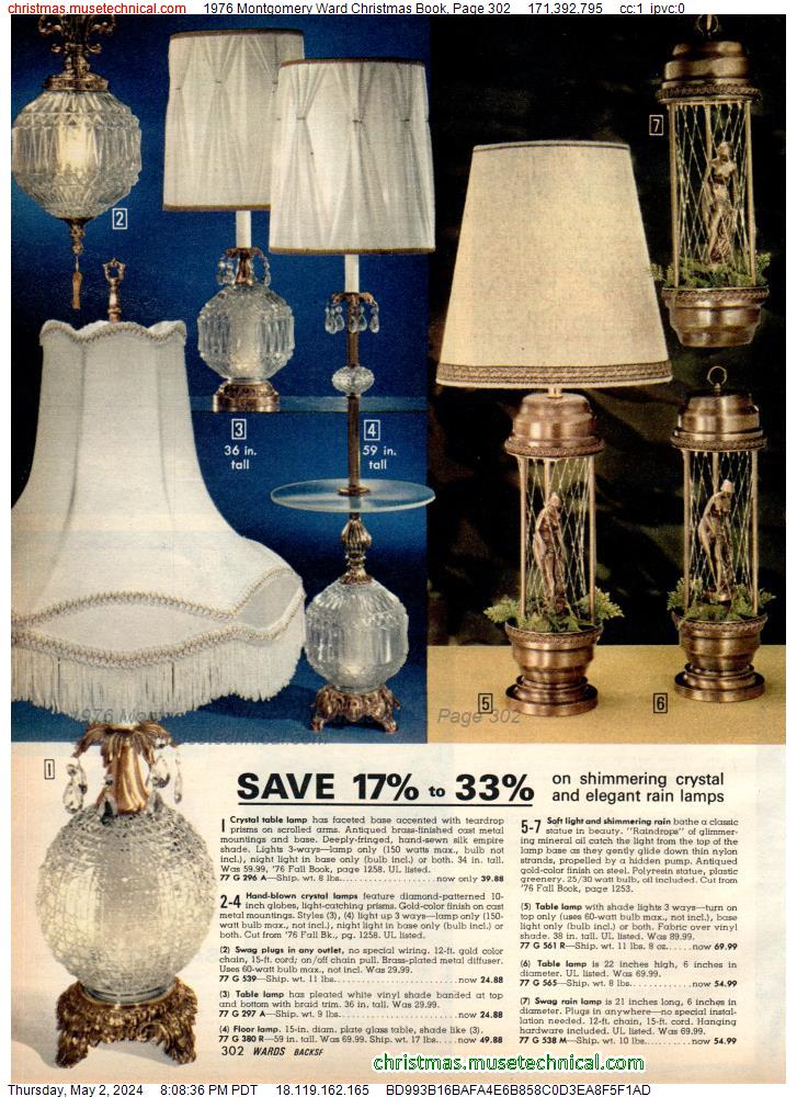 1976 Montgomery Ward Christmas Book, Page 302