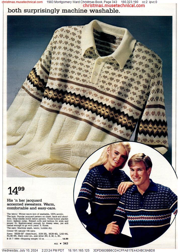 1983 Montgomery Ward Christmas Book, Page 343